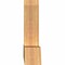 Ekena Millwork Portland Smooth Timber Gable Bracket, Western Red Cedar, 60"W x 22"H x 5 1/2"D x 5 1/2"F, 9/12 Pitch GBW060X22X0606POR00SWR - alternate 4